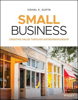 Small Business Creating Value Through Entrepreneurship 1st 9781119591771 Front Cover