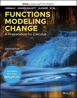 Functions Modeling Change: a Preparation for Calculus, WileyPLUS Card with Loose-Leaf Set