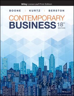 Contemporary Business, WileyPLUS Card with Loose-Leaf Set