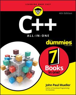 C++ All-In-One for Dummies 4th 9781119601746 Front Cover
