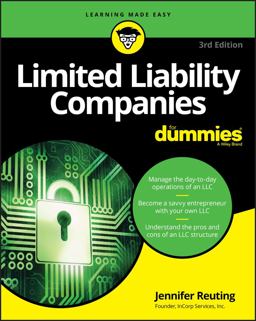 Limited Liability Companies for Dummies 3rd 9781119602187 Front Cover