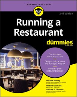 Running a Restaurant for Dummies:  9781119605454 Front Cover