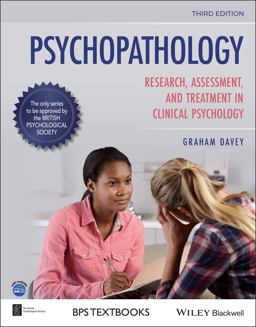 Psychopathology Research, Assessment and Treatment in Clinical Psychology 3rd 9781119679189 Front Cover