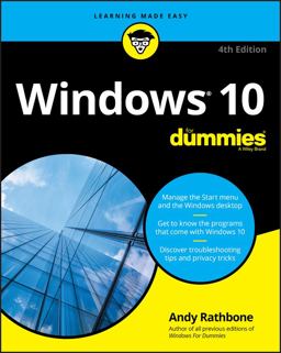 Windows 10 for Dummies 4th 9781119679332 Front Cover