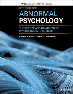 Abnormal Psychology The Science and Treatment of Psychological Disorders 15th 9781119705475 Front Cover
