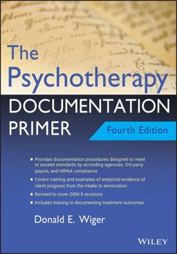 Psychotherapy Documentation Primer 4th 9781119709848 Front Cover
