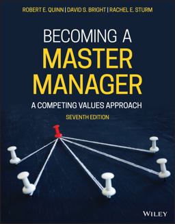 Becoming a Master Manager A Competing Values Approach 7th 9781119710967 Front Cover