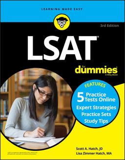 LSAT for Dummies Book + 5 Practice Tests Online 3rd 9781119716273 Front Cover