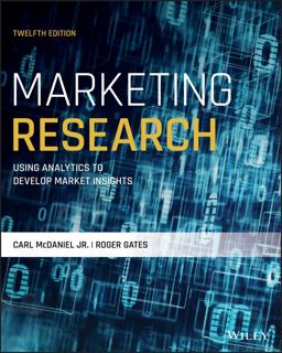 Marketing Research 12th 9781119716310 Front Cover