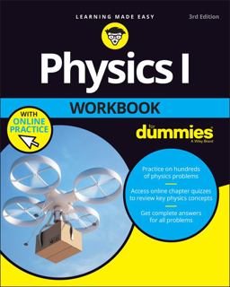 Physics I Workbook for Dummies with Online Practice 3rd 9781119716471 Front Cover