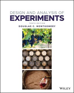 Design and Analysis of Experiments:  9781119722106 Front Cover