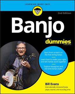 Banjo for Dummies Book + Online Video and Audio Instruction 2nd 9781119731382 Front Cover