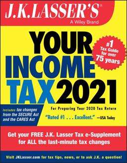 J. K. Lasser's Your Income Tax 2021 For Preparing Your 2020 Tax Return 2nd 9781119742241 Front Cover