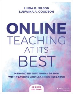 Online Teaching at Its Best Merging Instructional Design with Teaching and Learning Research 2nd 9781119765011 Front Cover