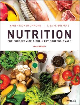 Nutrition for Foodservice and Culinary Professionals 10th 9781119777199 Front Cover