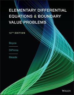Elementary Differential Equations and Boundary Value Problems