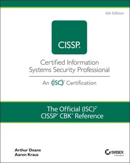 Official (ISC)2 CISSP CBK Reference 6th 9781119789994 Front Cover