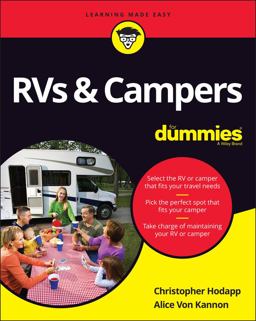 RVs and Campers for Dummies  9781119790341 Front Cover