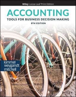 Accounting: Tools for Business Decision Making 8th 9781119791058 Front Cover