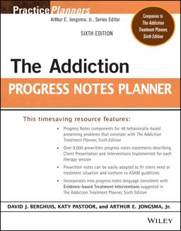 The Addiction Progress Notes Planner:  9781119793052 Front Cover