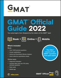 GMAT Official Guide 2022 Book + Online Question Bank 6th 9781119793762 Front Cover