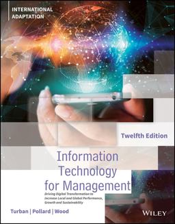 Information Technology for Management Information Technology for Management