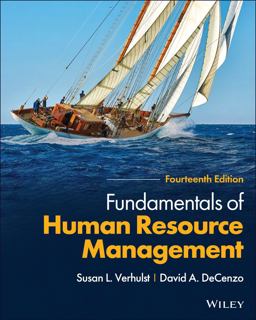 Fundamentals of Human Resource Management 14th 9781119803744 Front Cover