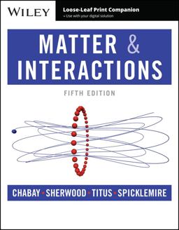 Matter and Interactions