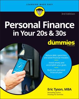 Personal Finance in Your 20s and 30s for Dummies 3rd 9781119805434 Front Cover