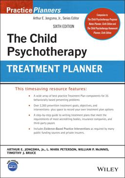 Child Psychotherapy Treatment Planner 6th 9781119810582 Front Cover