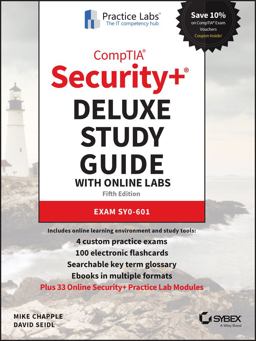 CompTIA Security+ Deluxe Study Guide with Online Labs Exam SY0-601 5th 9781119812289 Front Cover