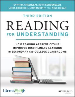 Reading for Understanding: How Reading Apprenticeship Improves Disciplinary Learning in Secondary and College Classrooms  9781119816546 Front Cover