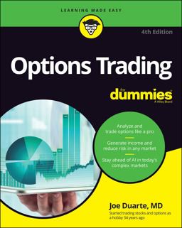 Options Trading for Dummies 4th 9781119828303 Front Cover