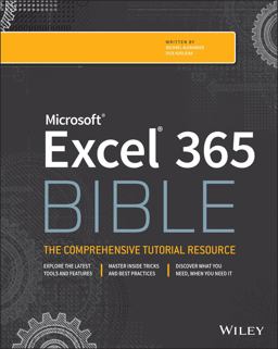 Microsoft Excel 365 Bible 2nd 9781119835103 Front Cover