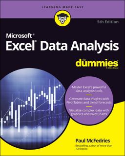 Excel Data Analysis for Dummies 5th 9781119844426 Front Cover