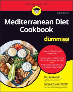 Mediterranean Diet Cookbook for Dummies 3rd 9781119850274 Front Cover