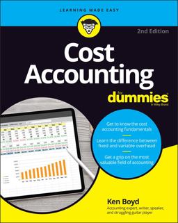 Cost Accounting for Dummies Cost Accounting for Dummies
