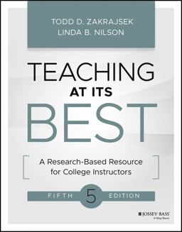 Teaching at Its Best A Research-Based Resource for College Instructors 5th 9781119860228 Front Cover