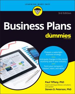 Business Plans for Dummies 3rd 9781119866374 Front Cover