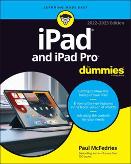 IPad and IPad Pro for Dummies 12th 9781119875734 Front Cover