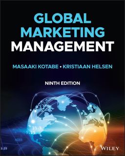 Global Marketing Management 9th 9781119888765 Front Cover