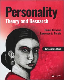 Personality Theory and Research 15th 9781119891673 Front Cover