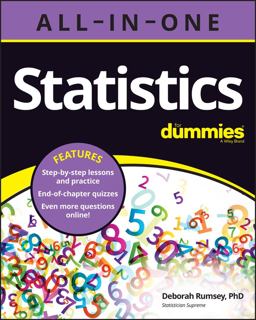 Statistics All-In-One for Dummies  9781119902560 Front Cover
