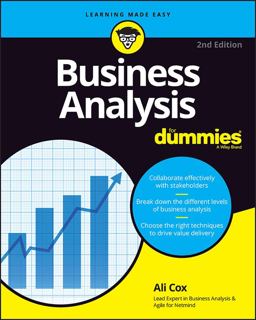 Business Analysis for Dummies 2nd 9781119912484 Front Cover