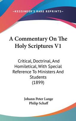 A Commentary on the Holy Scriptures V1