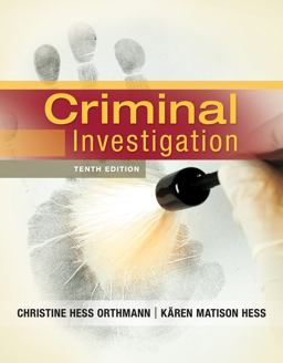 Criminal Investigation 10th 9781133018926 Front Cover