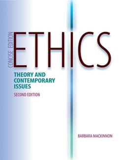 Ethics Theory and Contemporary Issues, Concise Edition 2nd 9781133049746 Front Cover