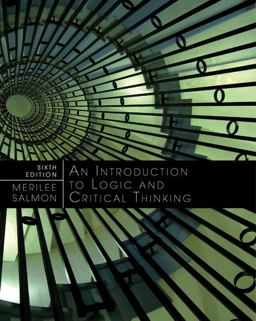 Introduction to Logic and Critical Thinking 6th 9781133049753 Front Cover