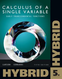 Calculus of a Single Variable