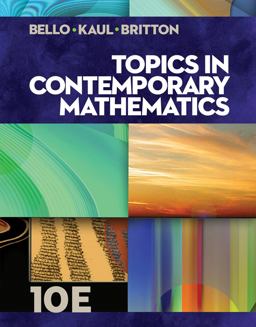 Topics in Contemporary Mathematics 10th 9781133107422 Front Cover